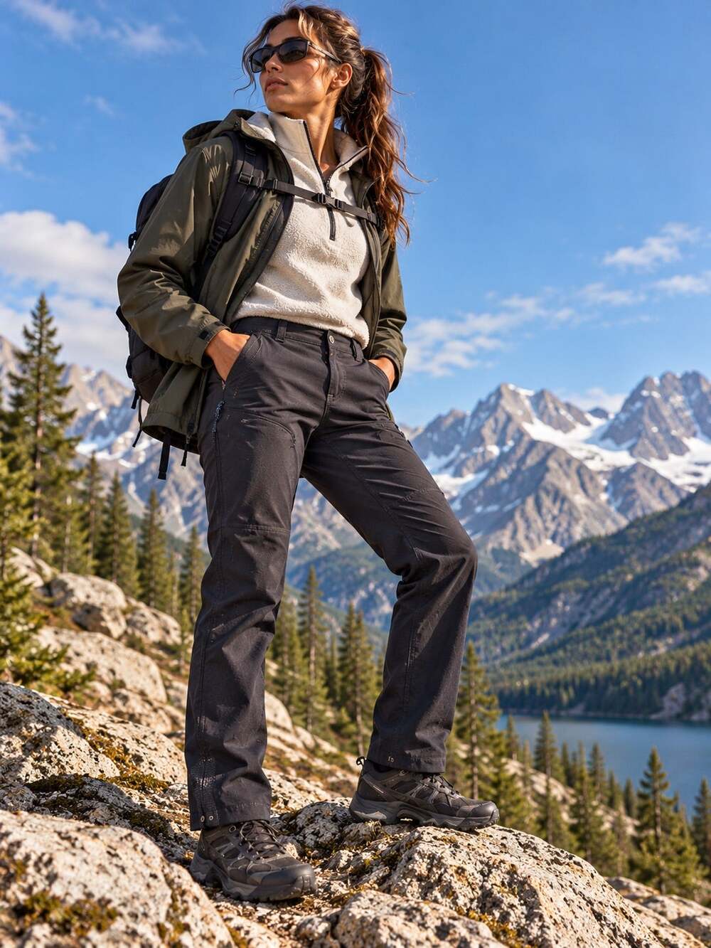 KUHL Women’s Technical Hiking Pants Charcoal Stretch Outdoor Gorpcore 2 Short